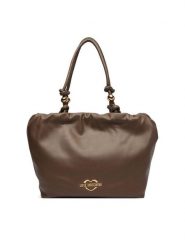 LOVE MOSCHINO Torebka JC4284PP0PK1020A Brązowy. Brązowe torebki klasyczne Love Moschino, bez wzorów, ze skóry, bez dodatków. Za 1,189.00 zł.