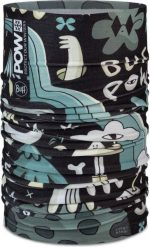 Chusta turystyczna Thermonet. Niebieskie chusty Buff, bez wzorów, z dzianiny. Za 119.99 zł.
