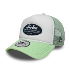 Czapka Trucker New Era Oval Foam Patch. Białe czapki z daszkiem New Era, bez wzorów. Za 152.50 zł.