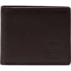 Herschel portfel skórzany kolor brązowy. Brązowe portfele Herschel, bez wzorów, z materiału. Za 329.99 zł.