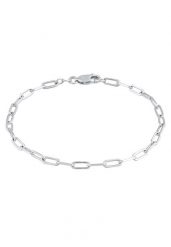 Elli Damski Oval Basic łańcuszek Blogger Trend w srebrze próby 925 Sterling Silver Bransoletki 1 ct. Szare bransoletki Elli, srebrne. Za 283.99 zł.