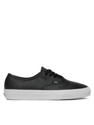 Vans Tenisówki Authentic VN000EGABPB1 Czarny. Czarne trampki Vans, bez wzorów, ze skóry, bez zapięcia. Za 399.99 zł.