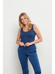 &Co Woman Top "Vesper" w kolorze granatowym rozmiar: S. Niebieskie topy &Co Woman, s, bez wzorów, bez kołnierzyka, bez ramiączek. Za 57.20 zł.
