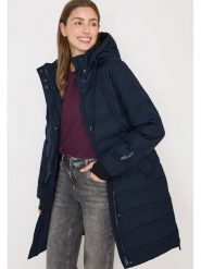 Cecil Płaszcz pikowany w kolorze granatowym rozmiar: XL. Niebieskie płaszcze Cecil, xl, bez wzorów, z puchu, bez kaptura. Za 327.10 zł.