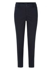 Ilse Jacobsen Spodnie w kolorze granatowym rozmiar: W30. Niebieskie spodnie materiałowe Ilse Jacobsen, bez wzorów, z materiału. Za 136.13 zł.