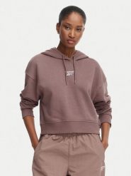 Reebok Bluza Ilona RK25712CCW Brązowy jasny Regular Fit. Brązowe bluzy Reebok, s, bez wzorów, z syntetyku, bez kaptura. Za 199.99 zł.