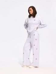 Bluza z bawełną - jasnoszary. Szare bluzy Reserved, l, bez wzorów, z bawełny, bez ramiączek, bez kaptura. Za 139.99 zł.