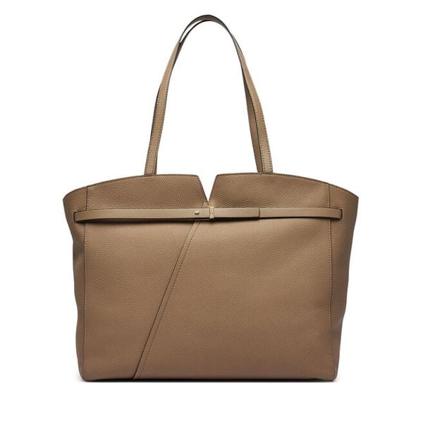 Torebka BOSS. Brązowe shopper bag Boss, bez wzorów, bez dodatków. Za 1,849.00 zł.