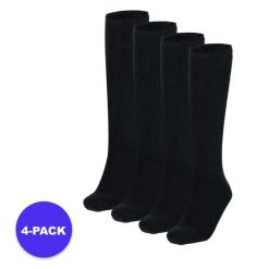 Podkolanówki termiczne damskie 4 pary. Brązowe skarpetki HEAT KEEPER, bez wzorów, z elastanu. Za 245.29 zł.