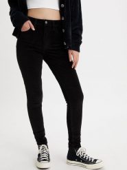 Levi´s Dżinsy "721" - Skinny fit - w kolorze czarnym rozmiar: W24/L30. Czarne jeansy l, z aplikacjami, klasyczne, z podwyższonym stanem. Za 118.28 zł.