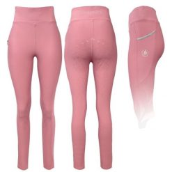 Legginsy jeździeckie z silikonowym lejem JD ATTACK Cathrine. Czerwone legginsy JD ATTACK, bez wzorów, z tkaniny. Za 329.00 zł.