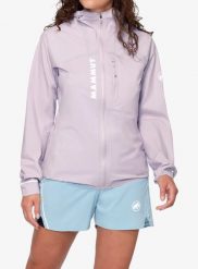 Kurtka z membraną Mammut Aenergy TR HS Hooded Jacket. Fioletowe kurtki do biegania Mammut, l, bez wzorów, z elastanu, bez kaptura, do biegania. Za 1,440.99 zł.