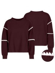 Sublevel Sweter w kolorze bordowym rozmiar: M/L. Czerwone swetry Sublevel, l, bez wzorów, bez ramiączek. Za 86.45 zł.