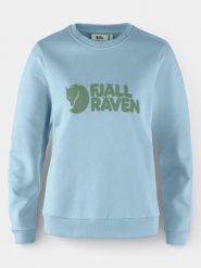 Sweter Damski Fjallraven Logo. Niebieskie swetry Fjällräven, m, bez wzorów, z bawełny, eleganckie, bez ramiączek. Za 559.00 zł.