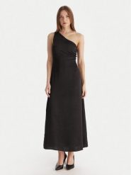 Vero Moda Sukienka koktajlowa Mollie 10335400 Czarny Regular Fit. Czarne sukienki Vero Moda, xs, bez wzorów, z syntetyku, wizytowe, bez kołnierzyka, bez ramiączek. Za 229.99 zł.