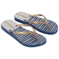 Japonki Ipanema Classic Happy Xii Fem 83582 AW916 złoty. Żółte japonki bez wzorów, z materiału. Za 129.90 zł.