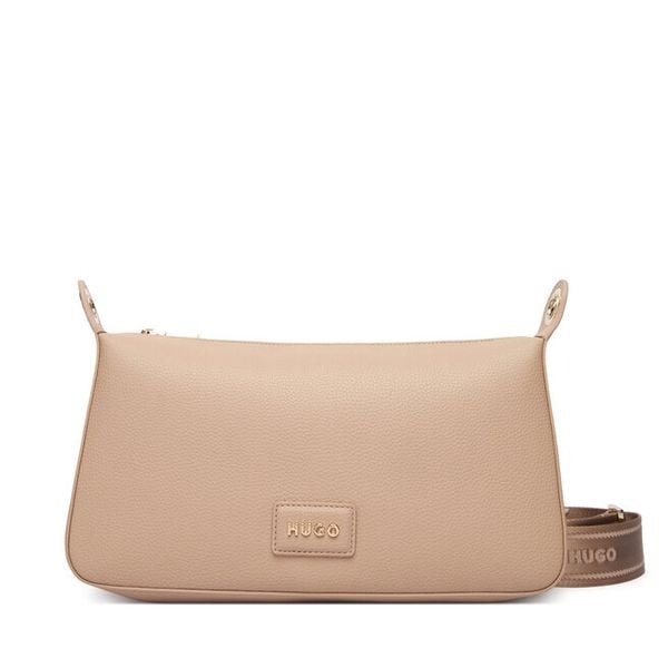 Torebka HUGO. Brązowe listonoszki Hugo, bez wzorów, bez dodatków. Za 699.99 zł.