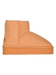 Geographical Norway Botki zimowe "Orgeat" w kolorze jasnobrązowym rozmiar: 37. Brązowe botki Geographical Norway, bez wzorów, z futra, bez obcasa, bez zapięcia. Za 86.99 zł.