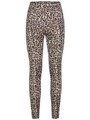 Sublevel Legginsy w kolorze jasnobrązowo-czarnym rozmiar: M/L. Brązowe legginsy Sublevel, bez wzorów. Za 44.09 zł.