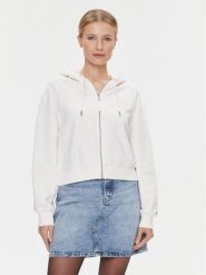 Tommy Hilfiger Bluza WW0WW39797 Biały Regular Fit. Białe bluzy Tommy Hilfiger, l, bez wzorów, z bawełny, bez kaptura. Za 489.99 zł.