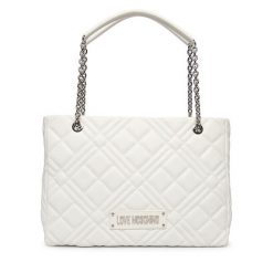 Torebka LOVE MOSCHINO. Białe torebki klasyczne Love Moschino, bez wzorów, klasyczne, bez dodatków. Za 939.99 zł.