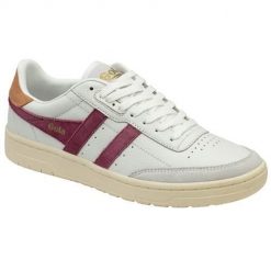 Buty do chodzenia damskie Gola Falcon. Białe buty treningowe Gola, bez wzorów, z jeansu, bez zapięcia, trekkingowe. Za 437.00 zł.