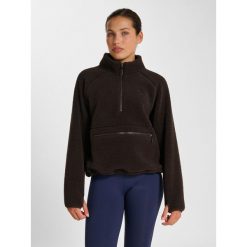 Damski polar Hummel Pulse. Brązowe bluzy z polaru Hummel, bez wzorów, z polaru, do piłki ręcznej. Za 304.50 zł.