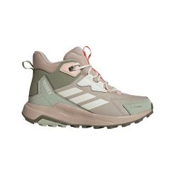 Damskie buty trekkingowe adidas Terrex Anylander. Brązowe trekkingi adidas, bez wzorów, bez zapięcia, climaproof (adidas). Za 474.00 zł.