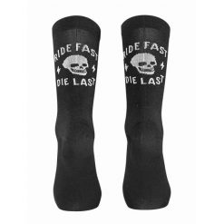 Skarpety rowerowe NORTHWAVE Ride Fast Die Last Sock czarny. Czarne skarpetki Northwave, bez wzorów. Za 65.00 zł.