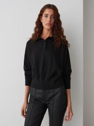 OPUS Sweter w kolorze czarnym rozmiar: 36. Czarne swetry Opus, bez wzorów, bez ramiączek. Za 130.99 zł.