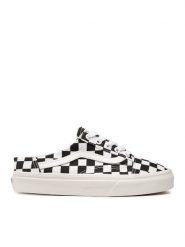 Vans Klapki Old Skool Mule VN0A4P3Y5GU1 Biały. Białe klapki Vans, bez wzorów, z materiału, bez obcasa, bez zapięcia. Za 219.99 zł.