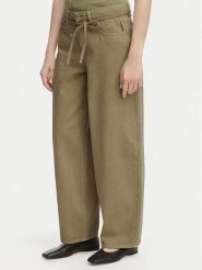 ONLY Jeansy Gianna 15372521 Khaki Straight Leg. Brązowe jeansy ONLY, bez wzorów, z bawełny. Za 131.99 zł.