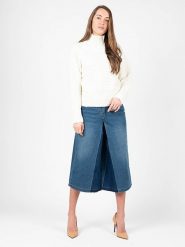 Silvian Heach Sweter | CVA22003LU | Kobieta | Kremowy. Białe swetry Silvian Heach, xs, bez wzorów, z dzianiny, bez ramiączek. W wyprzedaży za 249.00 zł.