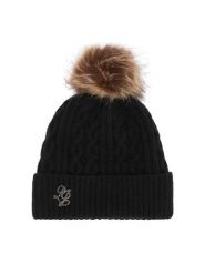 Liu Jo Czapka 2F6008 MA33S Czarny. Czarne czapki zimowe Liu Jo, bez wzorów. Za 249.99 zł.