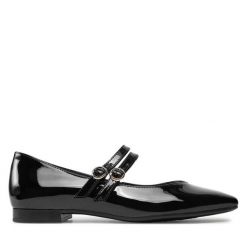 Baleriny Ryłko. Czarne baleriny Ryłko, bez wzorów, bez obcasa, bez zapięcia. Za 339.99 zł.