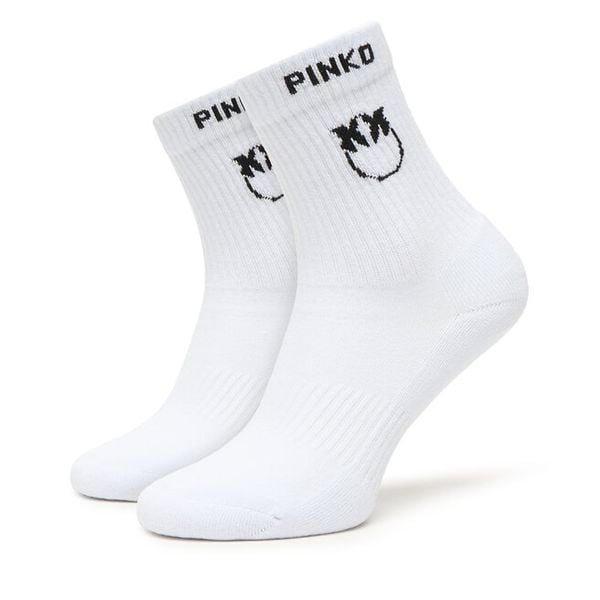 Skarpety długie PINKO. Białe skarpetki Pinko, bez wzorów. Za 159.99 zł.