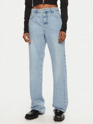 Patrizia Pepe Jeansy 8P0692/D1WZB-CA49 Niebieski Regular Fit. Niebieskie jeansy Patrizia Pepe, bez wzorów, z bawełny. Za 629.99 zł.