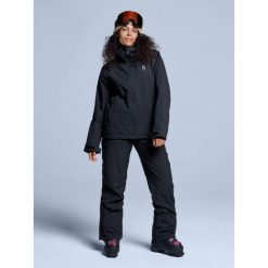 Kurtka narciarska damska - Arctic 2L ocieplana - czarna. Czarne kurtki narciarskie POEDERBAAS, na zimę, l, bez wzorów, z poliesteru, bez kaptura, narciarskie. Za 915.52 zł.