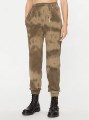 Pinko Spodnie dresowe UNIQUENESS Colorare 1Q10AW 8641 Brązowy Regular Fit. Brązowe spodnie dresowe Pinko, bez wzorów, z bawełny. Za 709.99 zł.