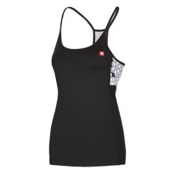 Damski tank top Ocun Artista. Czarne topy Ocun, m, bez wzorów, eleganckie, bez kołnierzyka, bez ramiączek. Za 159.10 zł.