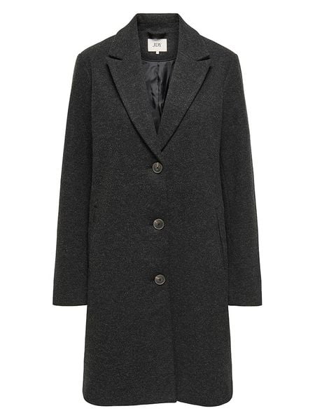 JDY Płaszcz przejściowy "Echo" w kolorze czarnym rozmiar: XS. Czarne płaszcze JDY, xs, bez wzorów, bez kaptura. Za 158.47 zł.