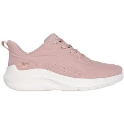 Buty sportowe damskie Skechers Bobs Squad Waves jus. Czerwone buty sportowe lifestyle Skechers, bez wzorów, sportowe, bez zapięcia. W wyprzedaży za 290.00 zł.