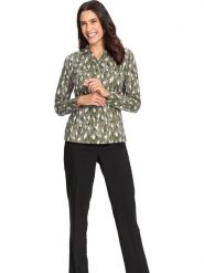 WITT WEIDEN Bluzka w kolorze khaki rozmiar: 36. Brązowe bluzki WITT WEIDEN, bez wzorów, bez kołnierzyka, bez ramiączek. Za 34.99 zł.