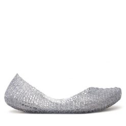 Baleriny Melissa. Szare baleriny Melissa, bez wzorów, bez obcasa, bez zapięcia. Za 299.99 zł.