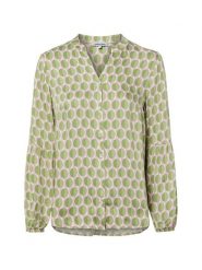 More & More Bluzka damska casual Kobiety wiskoza zielony|różowy|biały wzorzysty, 42. Białe bluzki More & More, bez wzorów, z wiskozy, casualowe, bez kołnierzyka, bez ramiączek. Za 339.95 zł.