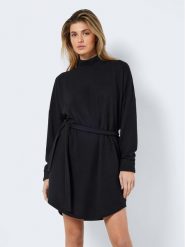 Noisy May Sukienka dzianinowa City 27013883 Czarny Regular Fit. Czarne sukienki Noisy May, s, bez wzorów, z dzianiny, bez kołnierzyka, bez ramiączek. Za 59.99 zł.