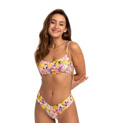 Dół od stroju kąpielowego Billabong Sol Searcher Fiji flowers. Bikini Billabong, bez wzorów, sportowe. Za 79.99 zł.