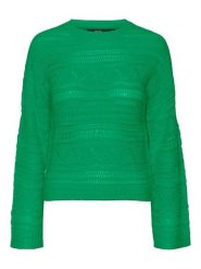 Vero Moda Sweter w kolorze zielonym rozmiar: M. Zielone swetry Vero Moda, m, bez wzorów, ze splotem, bez ramiączek. Za 87.81 zł.