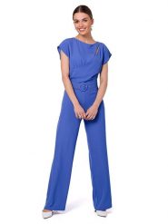 Stylove Kombinezon w kolorze niebieskim rozmiar: S. Niebieskie kombinezony Stylove, s, bez wzorów, z tkaniny, bez kołnierzyka, bez ramiączek. Za 230.04 zł.