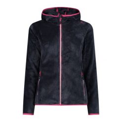Polar z kapturem dla kobiet CMP. Czerwone bluzy z polaru CMP, bez wzorów, z polaru, trekkingowe. Za 314.00 zł.